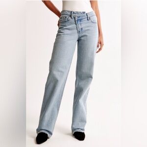 Abercrombie & Fitch Light Blue Straight Leg Jeans